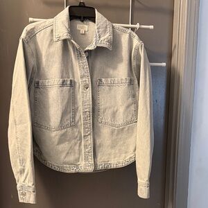 Z Supply Stonewashed Gray Jean Jacket